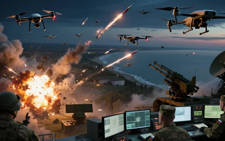 Ночь над Кубанью: массированная дроновая атака и мощный отпор ПВО