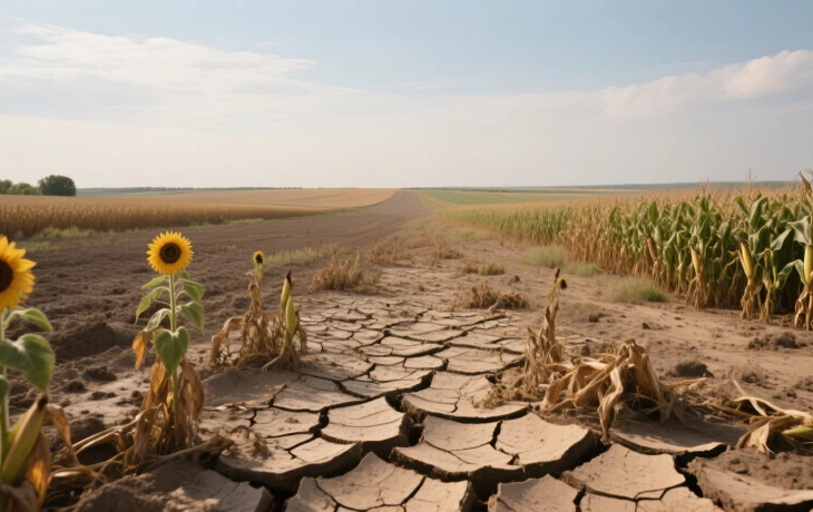 Засуха ударила по полям Кубани: урожай подсолнечника и кукурузы в опасности