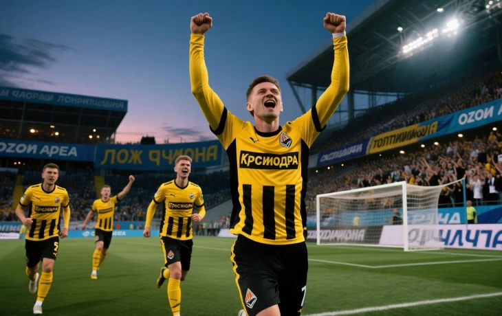 Краснодар разгромил Сочи со счётом 5:1 в жарком дерби на Озон Арене