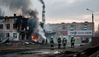 Пожар на Краснодарском НПЗ: последствия атаки беспилотника и работа специалистов по ликвидации