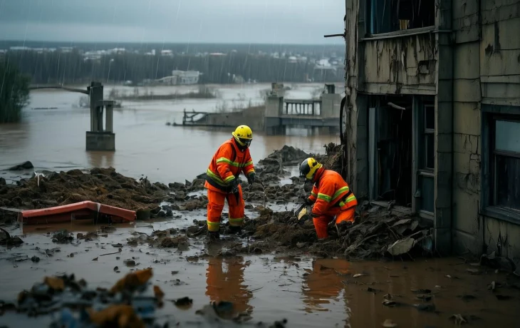 Ливень-разрушитель: как туапсинские села борются с наводнением в первые часы после стихии