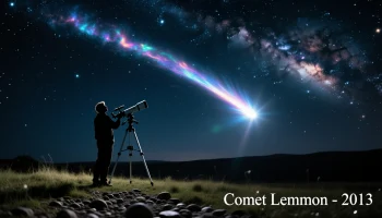 Космический гость 2025: яркая комета Lemmon приближается к Земле