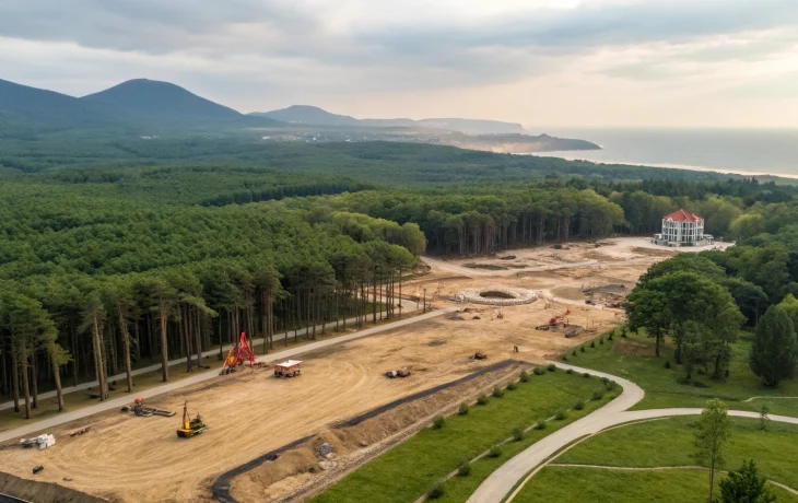 В Геленджике строят дендропарк на 60 гектаров с аллеями и велодорожками