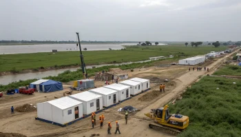 На Кубани строят вахтовый поселок для реконструкции гидроузла