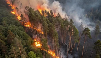 В Краснодарском крае ликвидировали масштабный лесной пожар после падения дрона