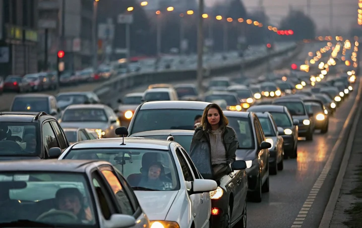 Утренние очереди на Крымском мосту 12 августа достигают часа ожидания Утренние очереди на Крымском мосту 12 августа достигают часа ожидания