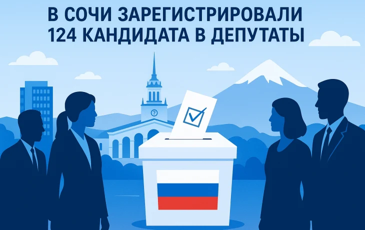 В Сочи зарегистрировали 124 кандидата в депутаты Городского собрания В Сочи зарегистрировали 124 кандидата в депутаты Городского собрания