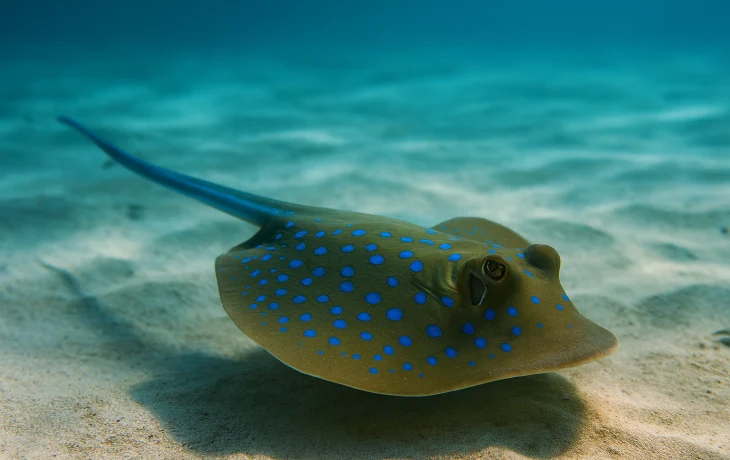 Неожиданные гости: у берегов Краснодарского края замечены скаты-хвостоколы