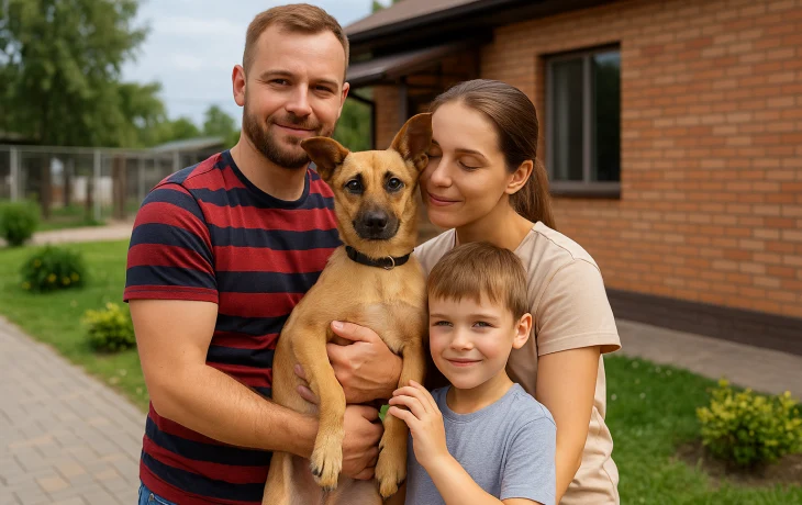 Из приюта — в семью: десятки собак в Краснодаре нашли хозяев