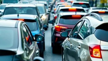 Перед Крымским мостом наблюдается улучшение дорожной ситуации