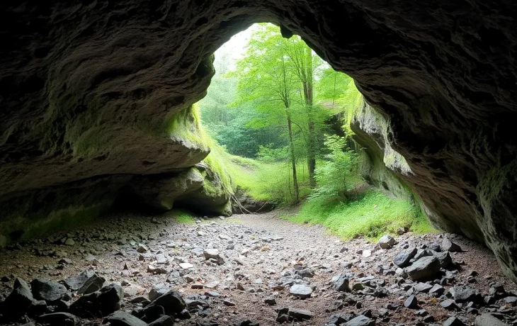 Свалка обнаружена в пещере под Сочи