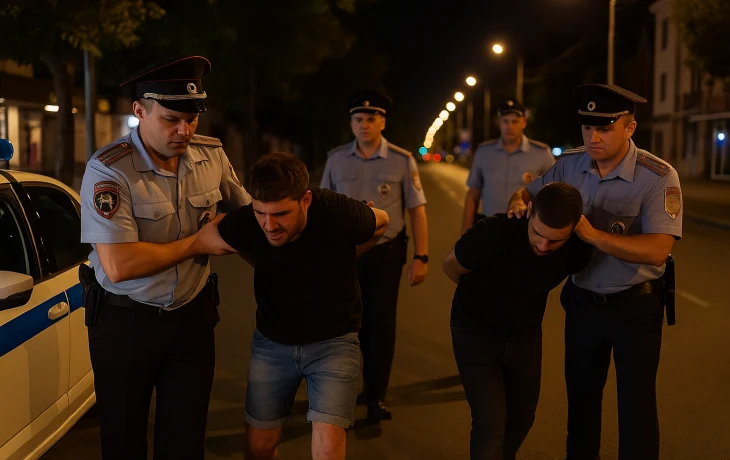 В Анапе арестовали братьев за нападение на полицию