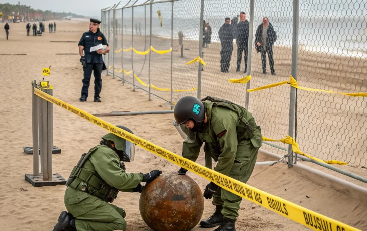 На пляже Анапы обнаружены мины времён войны — сапёры вывезли боеприпасы