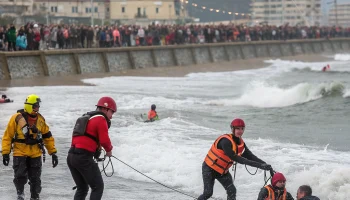 Спасатели Сочи вытащили утопающего из воды