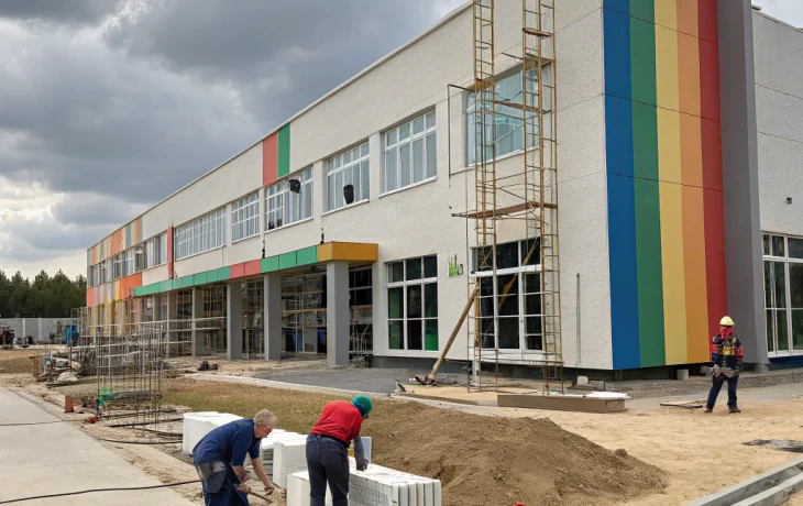 В Юбилейном микрорайоне строят детсад на 180 мест