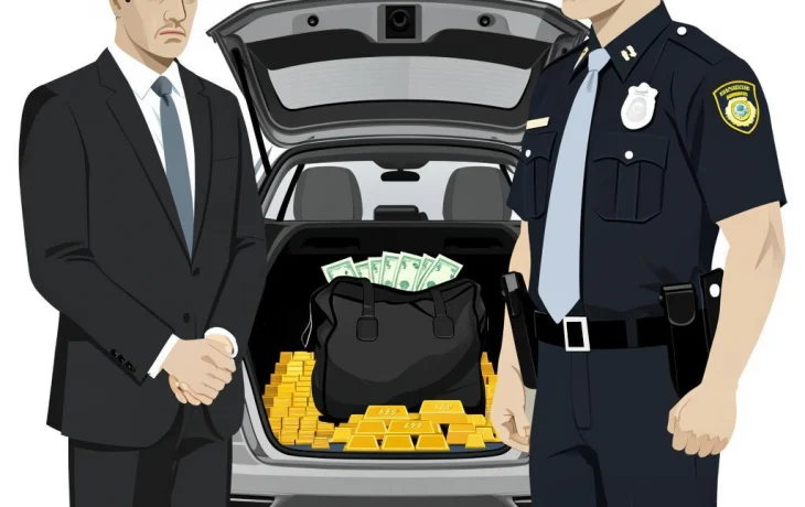 Глава района задержан при попытке скрыться с ценностями