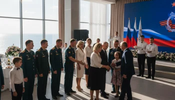 Анапа: состоялся приём для военнослужащих и семей, участвовавших в спецоперации