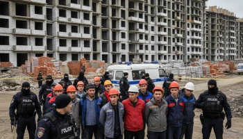 Рейд в Краснодаре: На стройке задержаны нелегальные мигранты