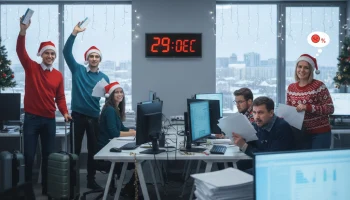 Зимний Отпускной Драйв: 7% краснодарцев недовольны коллегами, планирующими отдых перед Новым годом