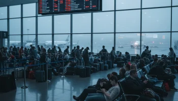 Аэропорт Сочи: Из-за задержек более 15 рейсов работают с опозданием