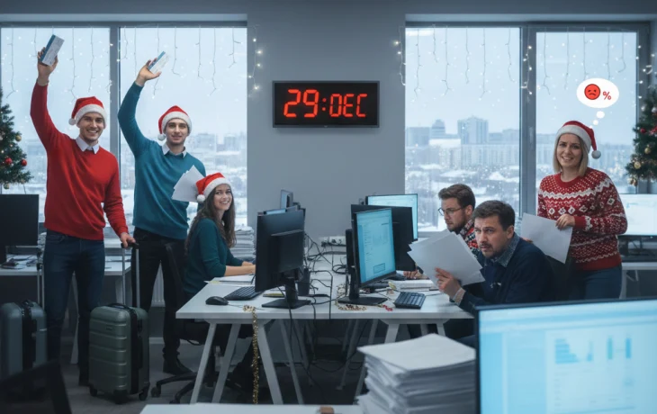 Зимний Отпускной Драйв: 7% краснодарцев недовольны коллегами, планирующими отдых перед Новым годом Зимний Отпускной Драйв: 7% краснодарцев недовольны коллегами, планирующими отдых перед Новым годом