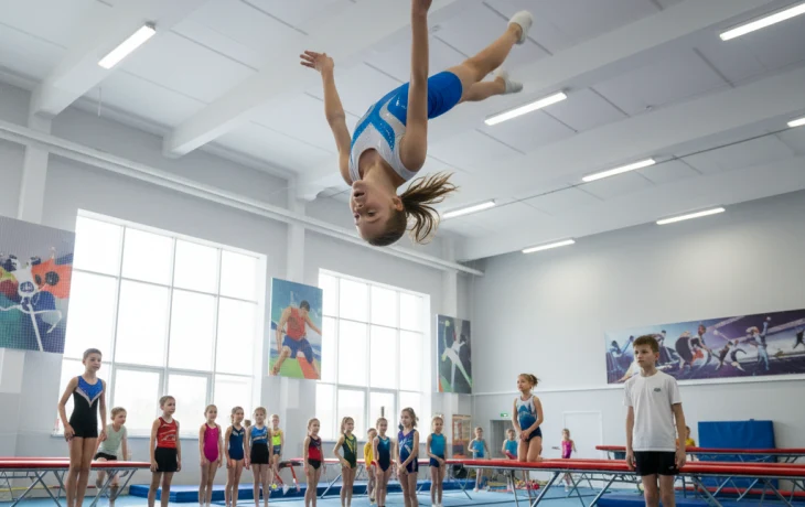 Юные спортсмены могут заниматься прыжками на батуте в 15 городах и районах Кубани Юные спортсмены могут заниматься прыжками на батуте в 15 городах и районах Кубани