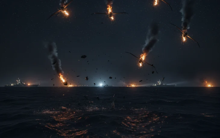 Шесть беспилотников сбили ночью над Черным морем