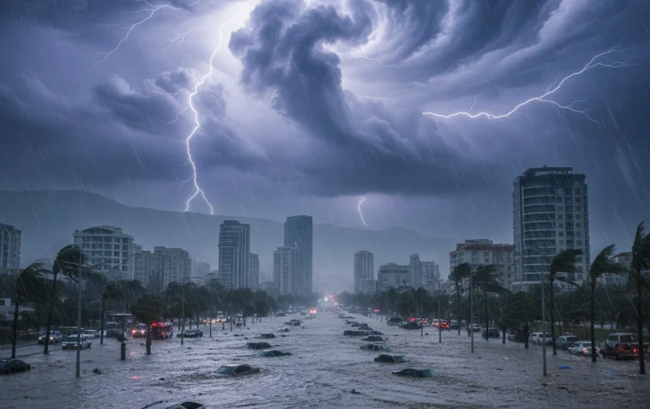 Циклон «Хеннинг» обрушил на южные регионы мощные дожди: больше всего вылилось на Краснодарский край