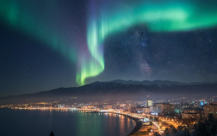 Полярное сияние над Сочи: учёный прогнозирует редчайшее небесное шоу на Юге России