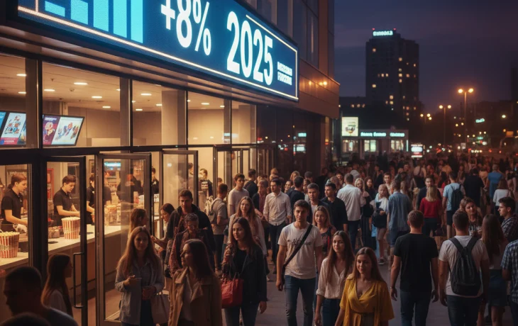 Кинопрокат в Краснодаре показал уверенный рост