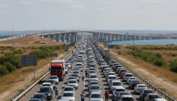 Какая обстановка на подъездах к Крымскому мосту