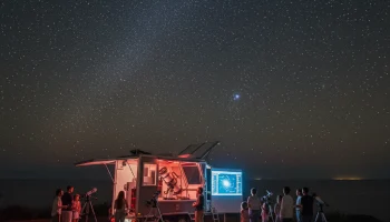 В бухте Инал в Туапсе открылась мобильная обсерватория