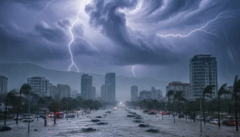 Циклон «Хеннинг» обрушил на южные регионы мощные дожди: больше всего вылилось на Краснодарский край