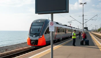 Часть электричек на побережье Черного моря отменят на четыре дня