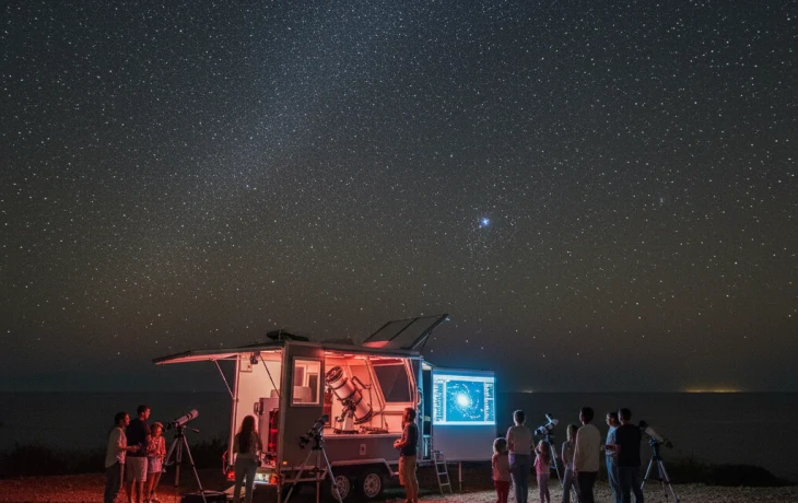 В бухте Инал в Туапсе открылась мобильная обсерватория