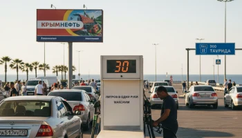 Норму продажи бензина в «одни руки» увеличили в Крыму до 30 литров