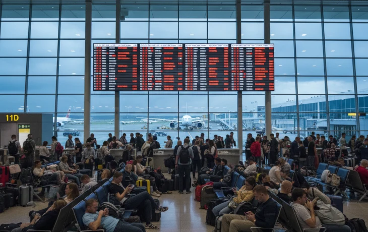 30 рейсов задерживаются на прилет и вылет в аэропорту Сочи