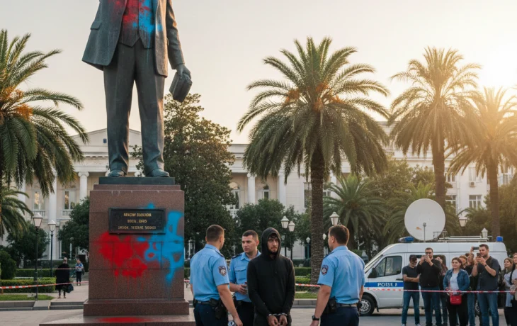 В Туапсе раскрыто дело о порче памятника Ленину В Туапсе раскрыто дело о порче памятника Ленину