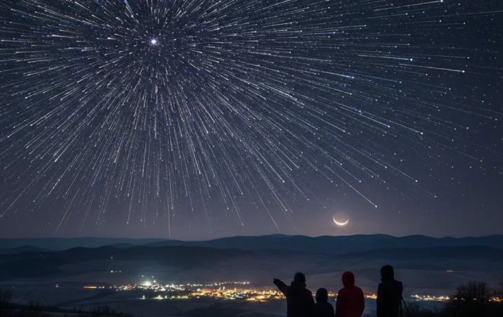 Кубанцы увидят заключительный метеорный поток 2025 года