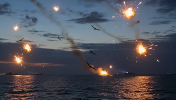 10 беспилотников сбили ночью над Черным морем