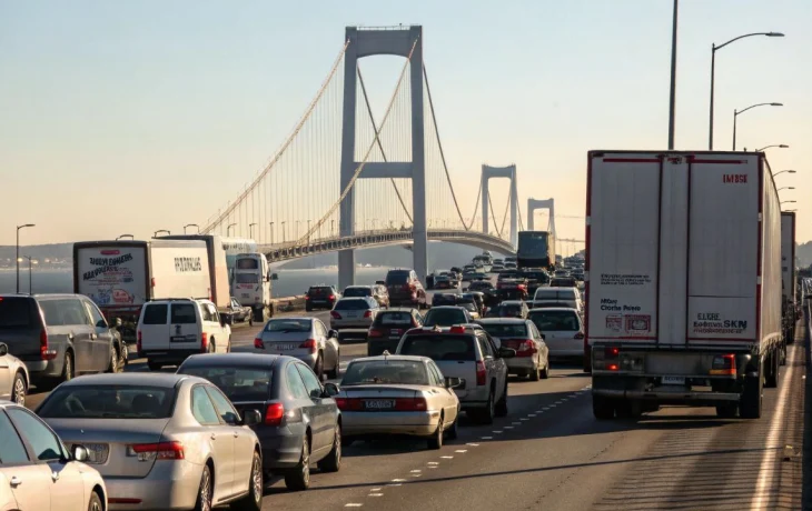 Пробка перед Крымским мостом: ситуация на 11 октября, 14:00