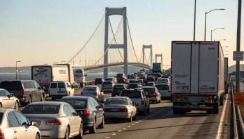 Пробка перед Крымским мостом: ситуация на 11 октября, 14:00