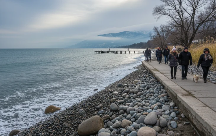 Черное море в ноябре: +17°C и зимние пляжи открыты