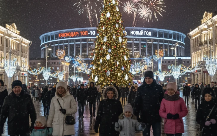 Краснодар вошёл в топ городов для новогоднего отдыха 2025 года