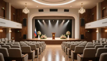 Обновленный актовый зал открывается в Доме культуры Елизаветинской