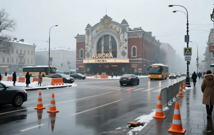 Ограничения движения в Краснодаре у кинотеатра &laquo;Аврора&raquo; в декабре