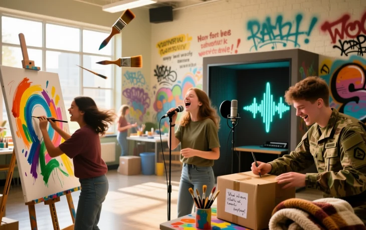 Творческая неделя в Краснодарском Доме молодёжи: живопись, вокал и помощь фронту