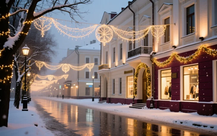 Новогоднее оформление в Краснодаре: рекомендации для бизнеса