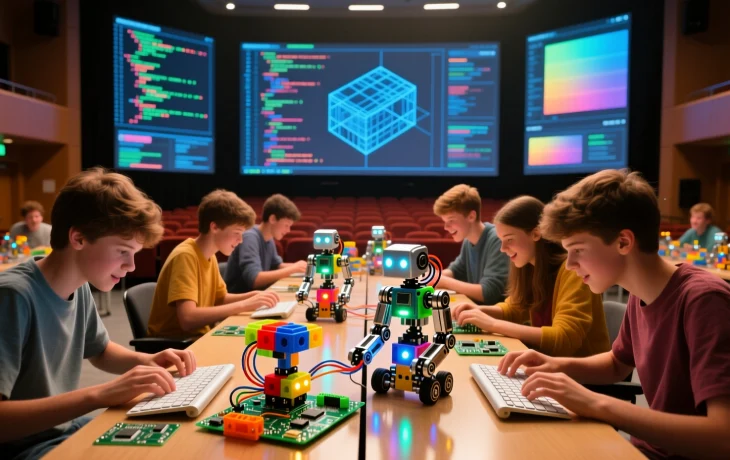 Юные техники Краснодара соревновались в робототехнике