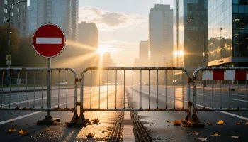 Ограничение движения в центре Краснодара 4 ноября